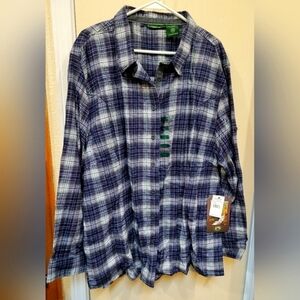New gray and purple flannel